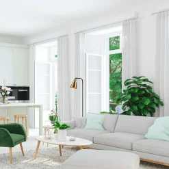 Lampadaire Emek noir/vintage - 30x22x120 cm