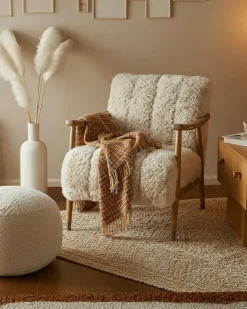 Lina - Fauteuil en bois massif