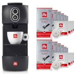 Machine illy ESE noire + 12x18 dosettes E.S.E Torréfaction Classique
