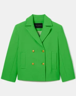 Manteau en double coton vert