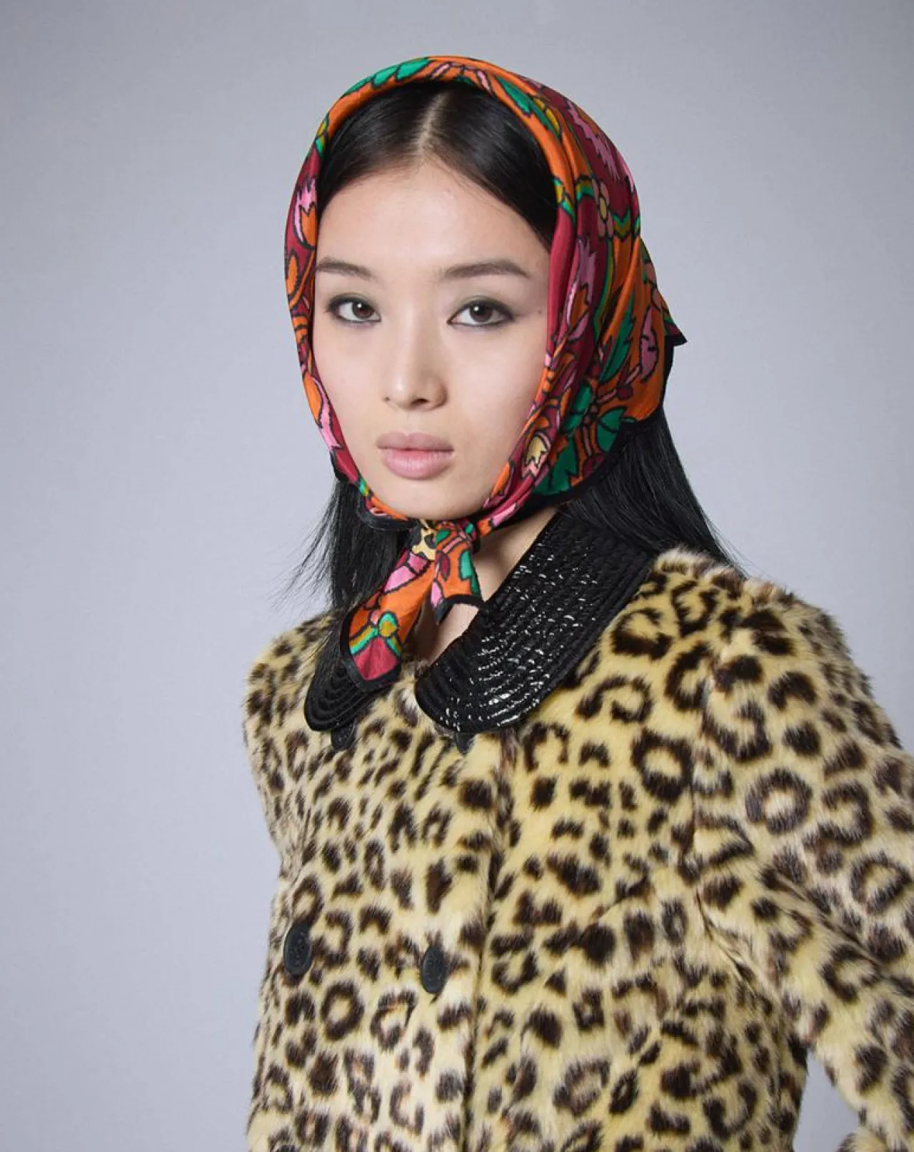 Manteau en Fausse Fourrure léopard