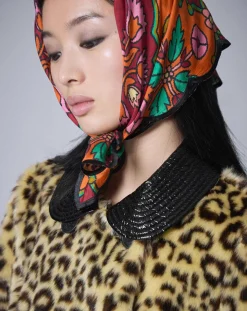 Manteau en Fausse Fourrure léopard