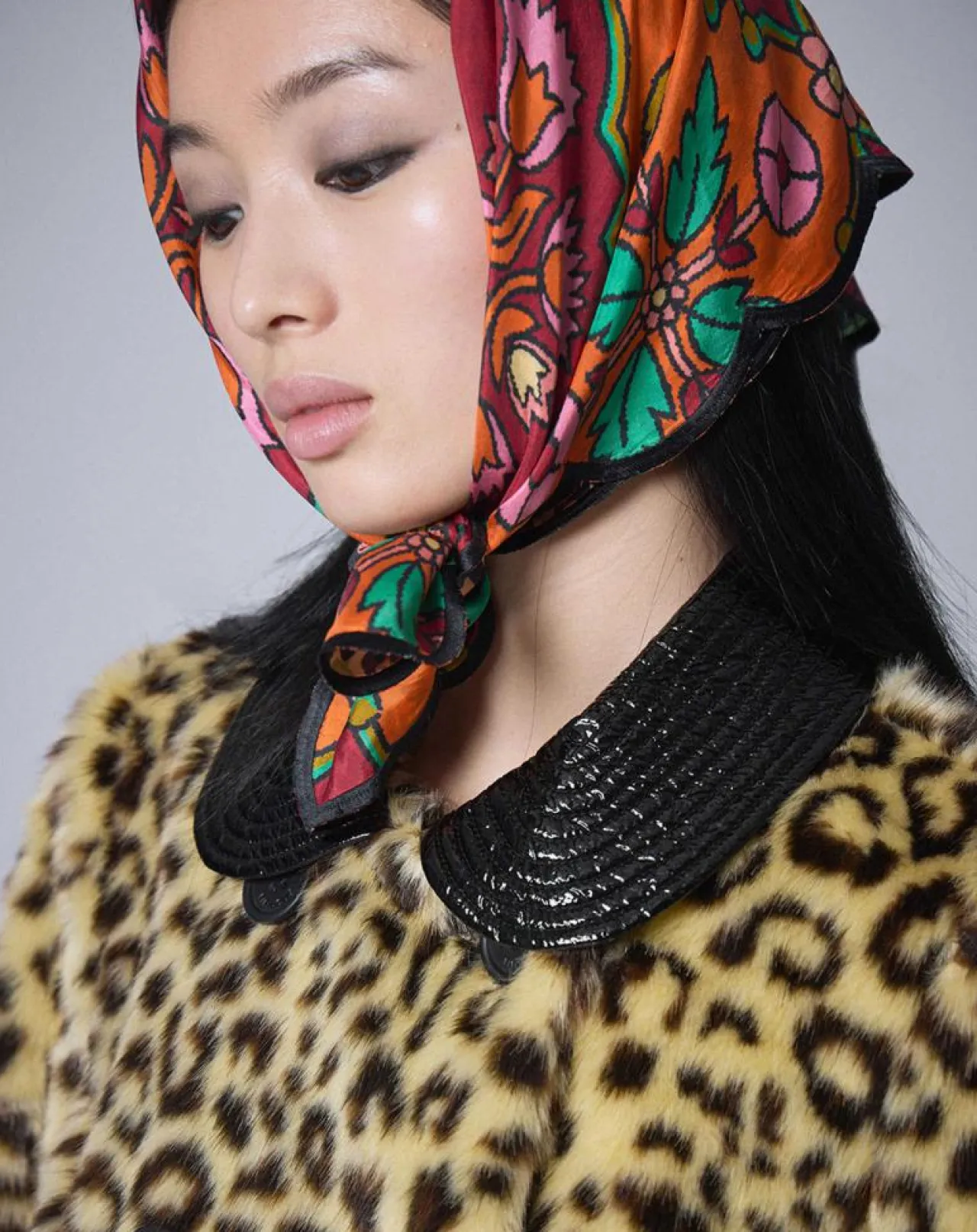 Manteau en Fausse Fourrure léopard