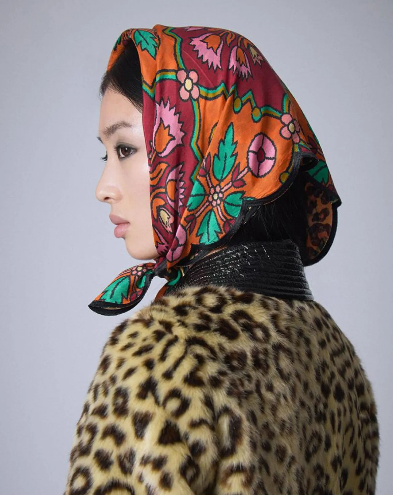 Manteau en Fausse Fourrure léopard