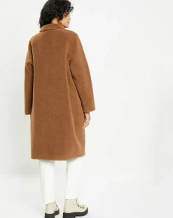 Manteau en Fausse Fourrure Romy toffee
