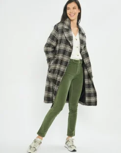 Manteau en Laine mélangée Biba noir