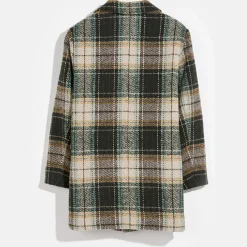 Manteau en Laine mélangée Charles écru/anthracite