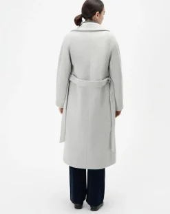Manteau en Laine mélangée Gapitre gris perle