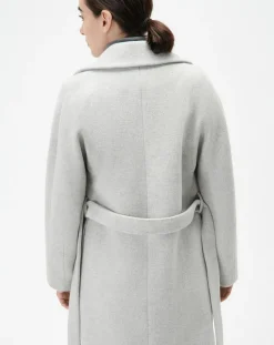 Manteau en Laine mélangée Gapitre gris perle