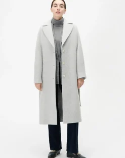 Manteau en Laine mélangée Gapitre gris perle