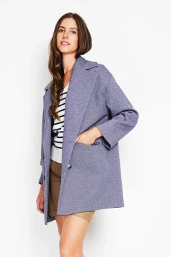 Manteau en Laine mélangée loup