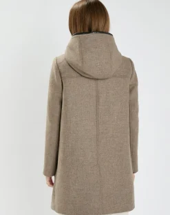 Manteau en Laine mélangée Meros beige