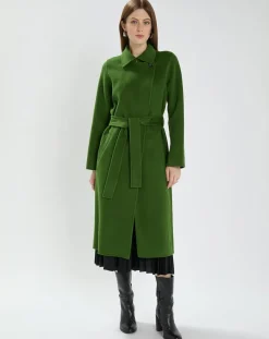 Manteau en Laine mélangée Mandy cactus