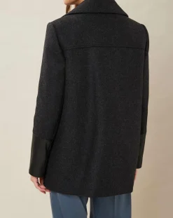 Manteau en Laine mélangée Mélanie anthracite