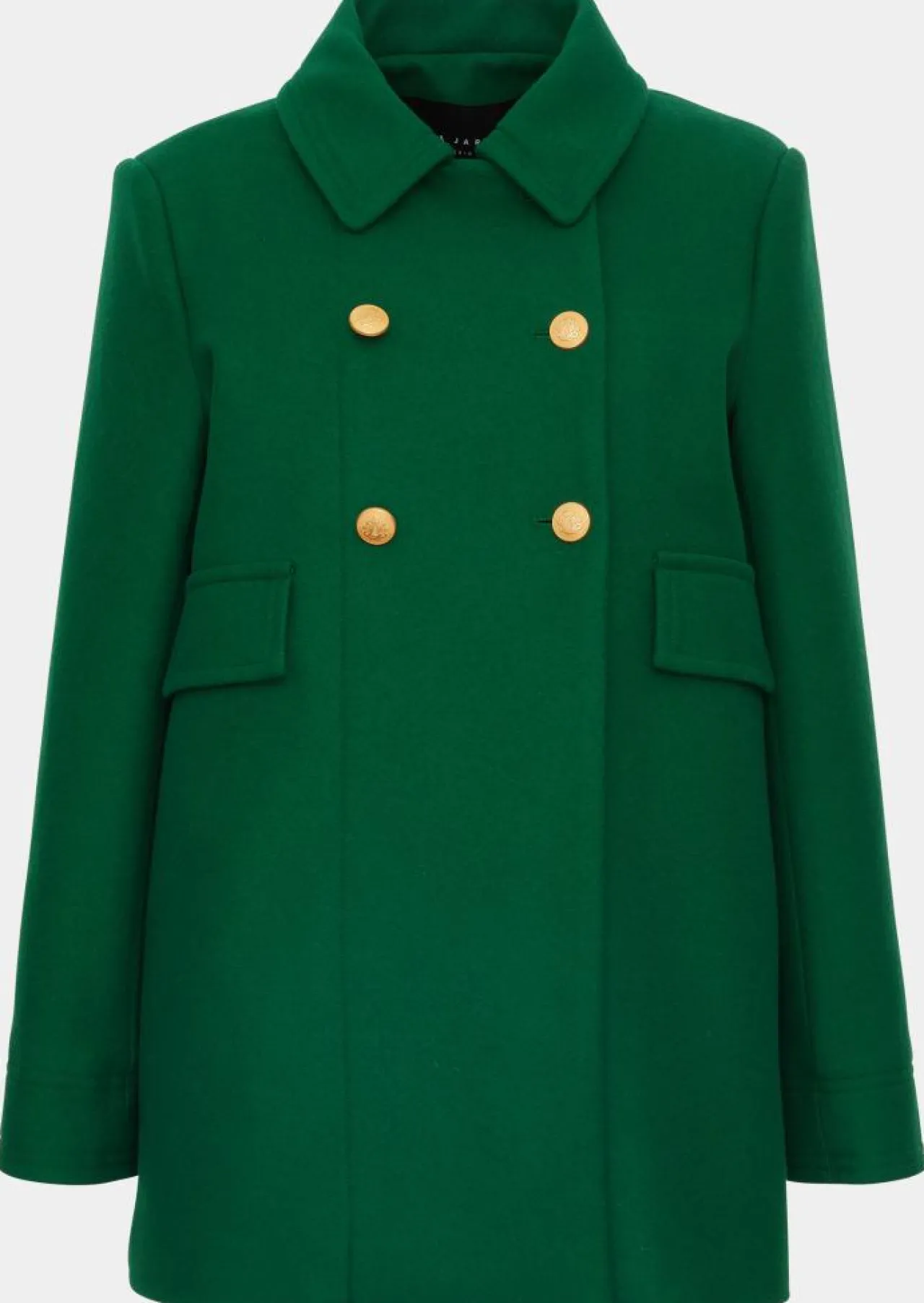 Manteau en Laine mélangée Marc émeraude