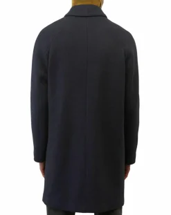 Manteau en Laine mélangée raglan noir