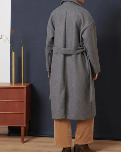 Manteau en Laine mélangée Tracy granit