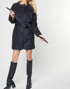 Manteau Livia ample noir
