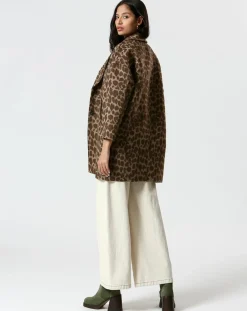 Manteau Melinda marron