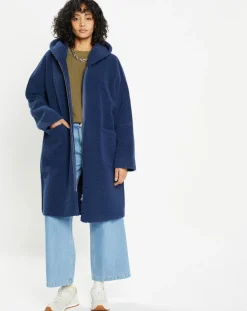 Manteau réversible en Fausse Fourrure 319 Mont indigo