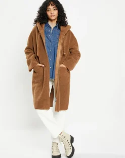 Manteau réversible en Fausse Fourrure 319S Mont toffee