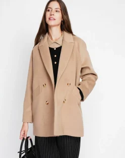 Manteau Sandra nougat