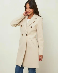 Manteau Stéphanie écru