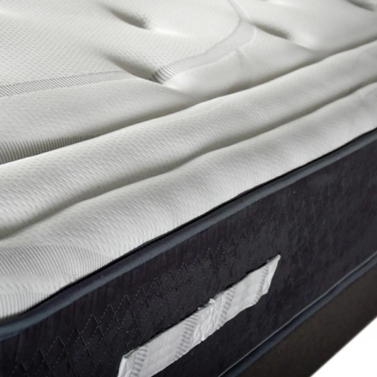 Matelas Mémoire de forme Privilège anthracite/blanc - 140x190 cm