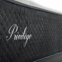 Matelas Mémoire de forme Privilège anthracite/blanc - 140x190 cm