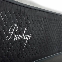 Matelas Mémoire de forme Privilège anthracite/blanc - 140x200 cm