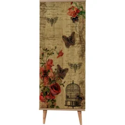 Meuble à chaussure Filinta chêne - 50x135x38 cm