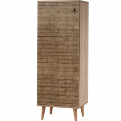 Meuble à chaussures Filinta multicolore - 50x128x38 cm