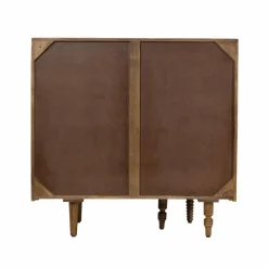 Mini bar 2 portes Manguier Ramon Naturel - 100x45x100 cm