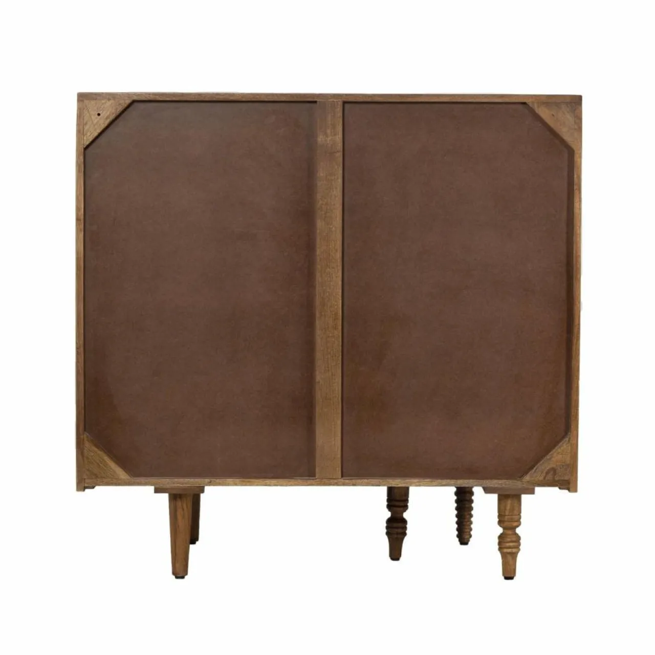 Mini bar 2 portes Manguier Ramon Naturel - 100x45x100 cm