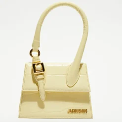 Mini sac à main en Cuir Le Chiquito Moyen jaune - 13.5x18x5 cm
