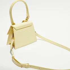 Mini sac à main en Cuir Le Chiquito Moyen jaune - 13.5x18x5 cm