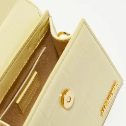 Mini sac à main en Cuir Le Chiquito Moyen jaune - 13.5x18x5 cm