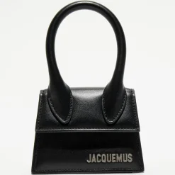 Mini sac à main en Cuir Le Chiquito noir - 12x6 cm