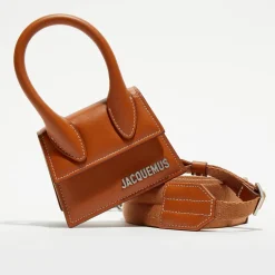 Mini sac à main en Cuir Le Chiquito marron - 12x6 cm