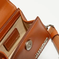 Mini sac à main en Cuir Le Chiquito marron - 12x6 cm