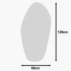 Miroir mural Bella transparent - 60x120 cm