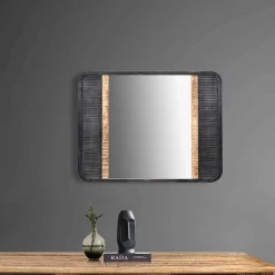 Miroir tendance Manguier Farm II Naturel - 110x3x85 cm