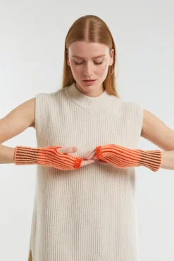 Mitaines Alfred Orange