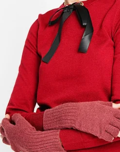 Mitaines Lola bordeaux