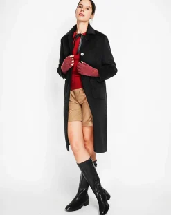 Mitaines Lola bordeaux