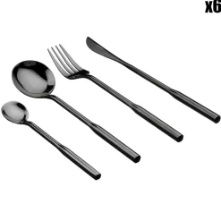 Ménagère Abel noire - 24 pièces