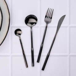 Ménagère Abel noire - 24 pièces