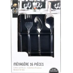 Ménagère grise - 16 pièces