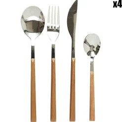 Ménagère marron - 16 pièces