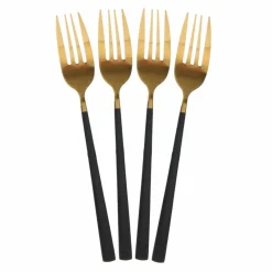 Ménagère noir/doré - 16 pièces